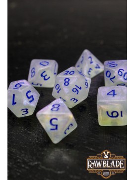 Galaxy Dice Set - White