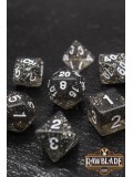 Glitter Dice Set - Dark Gray