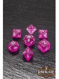 Glitter Dice Set - Pink