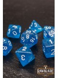 Glitter Dice Set - Blue