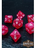 Glitter Dice Set - Magenta