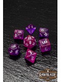 Gothic Galaxy Dice Set - Pink&Purple