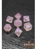 Gothic Iridiscent Dice Set - Pink Pearl