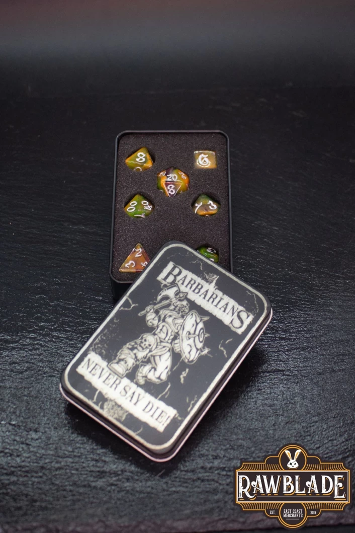 Dice Can Set - Barbarians Never Say Die