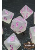 Gothic Iridiscent Dice Set - Pink Pearl