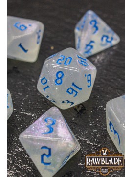 Gothic Iridiscent Dice Set - Mystic Frost