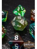 Gothic Nebula Dice Set - Sylvan Starlight