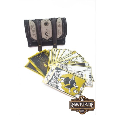 Pochette de cartes de tarot incantation - Noir
