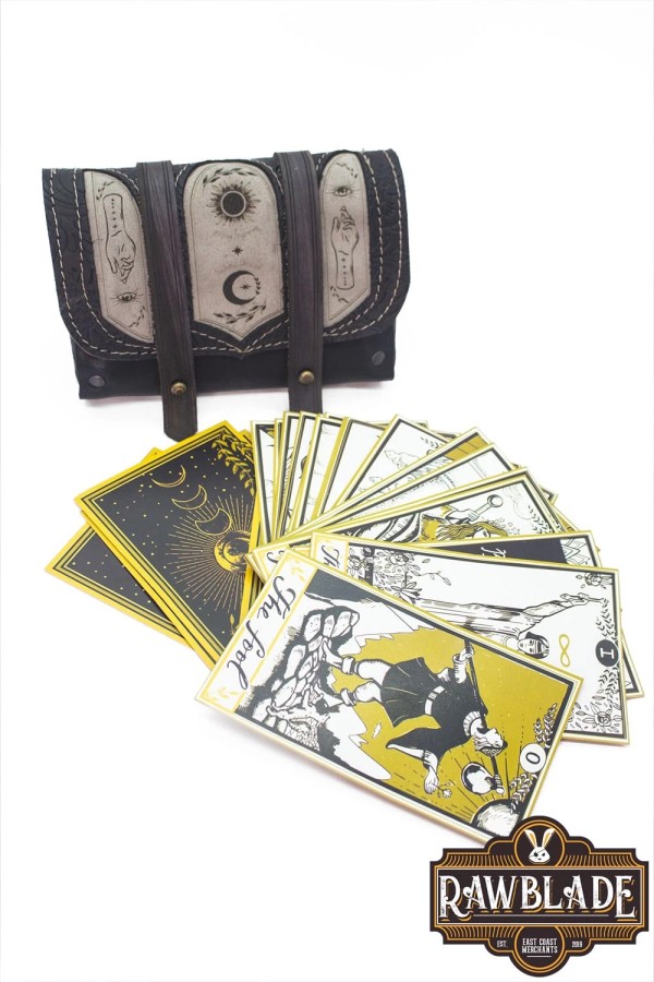 Påse för Incantation Tarot-kort - Svart