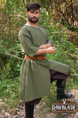 Lukas Linen Tunic - Green