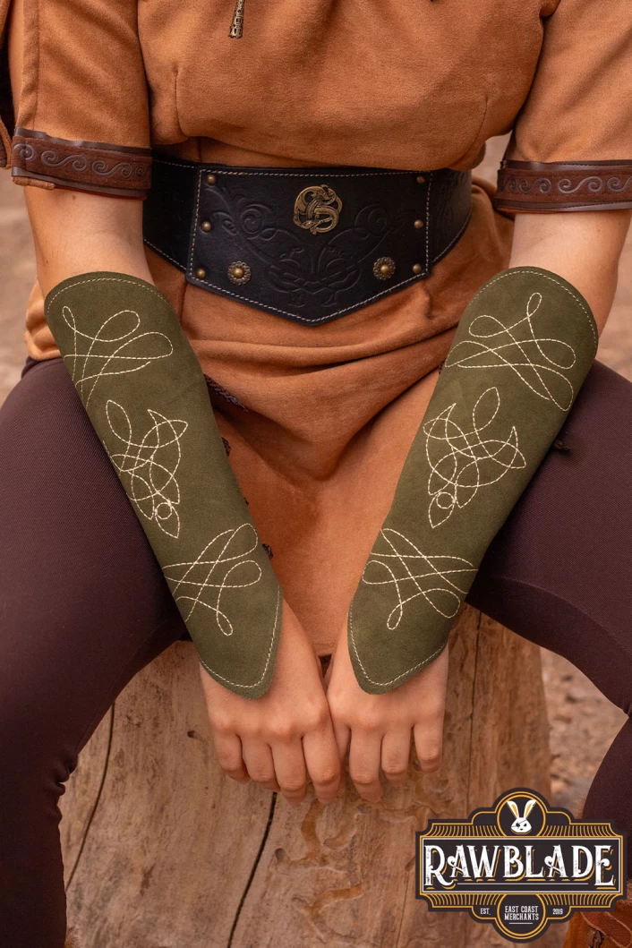 Vryla Premium bracers - Green