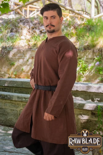 William Linen Tunic - Brown