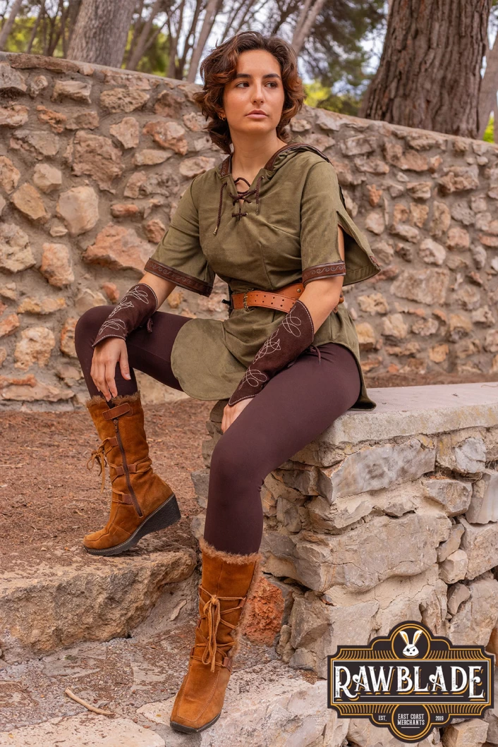 Briannan Ranger Tunic Suede - Green