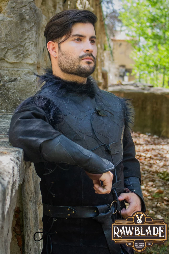 Raven Leather Jerkin