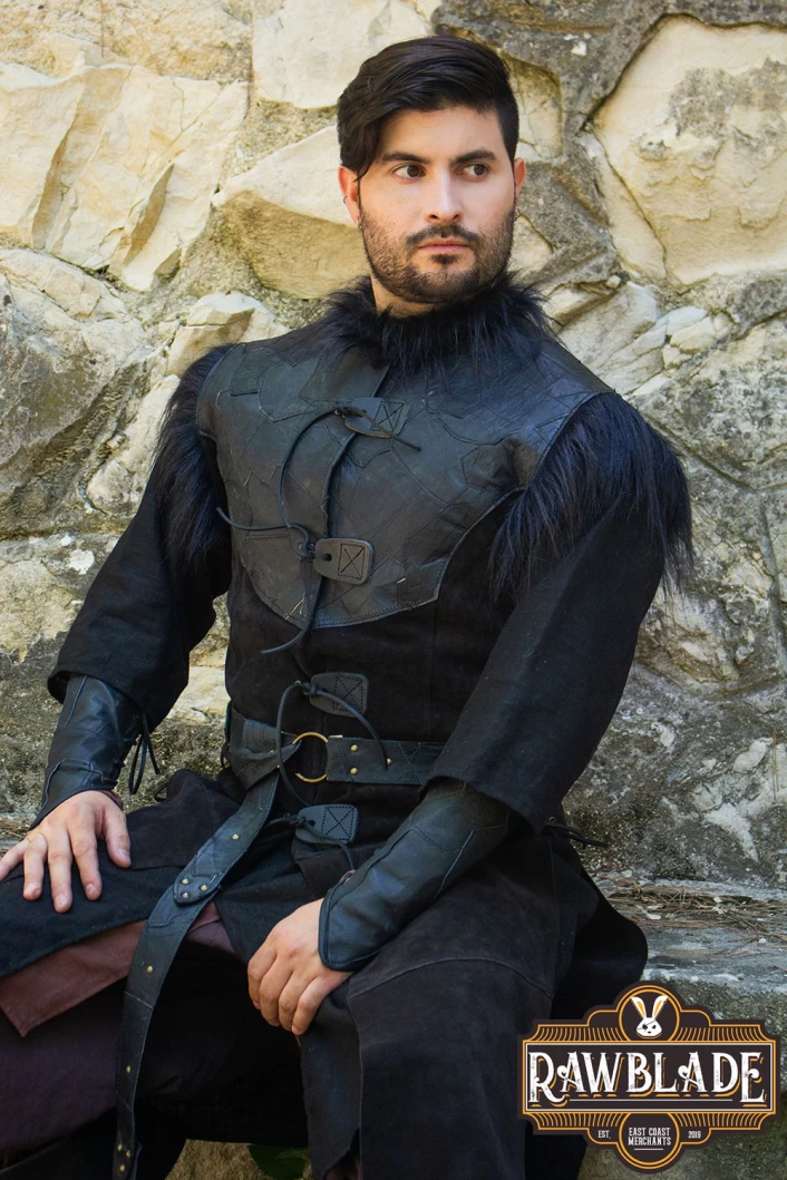 Raven Leather Jerkin