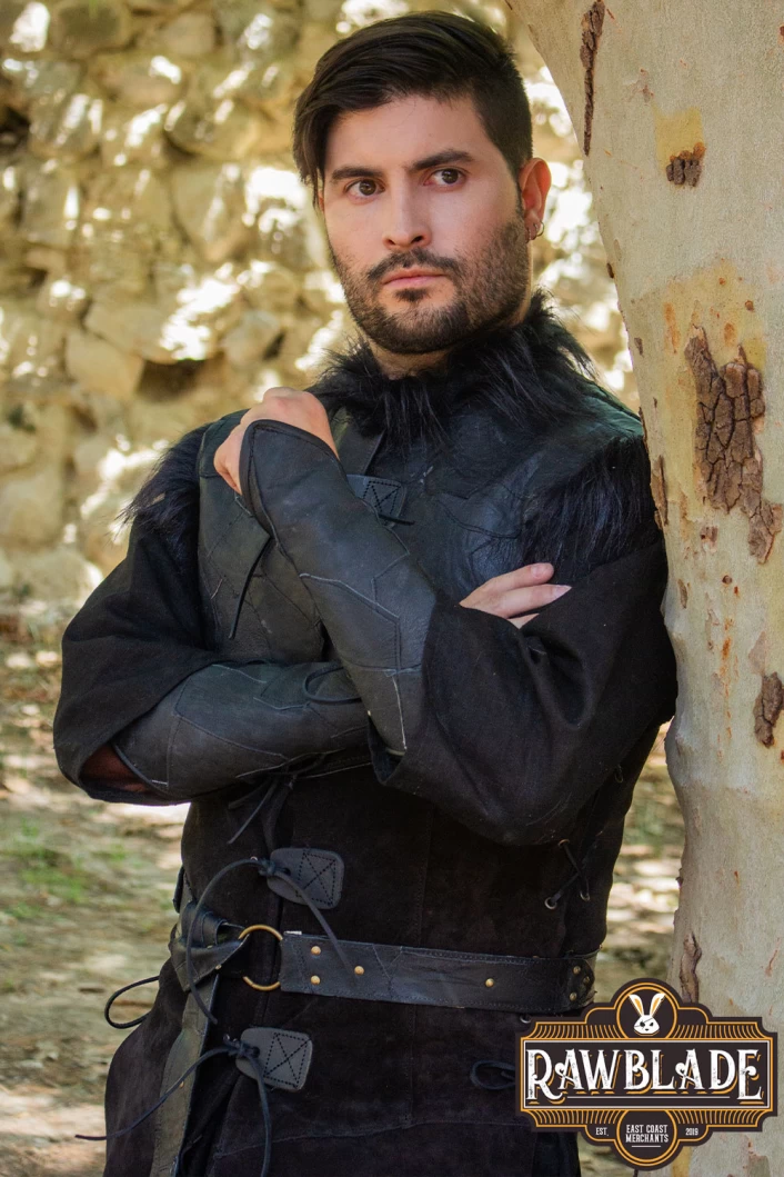 Raven Leather Jerkin
