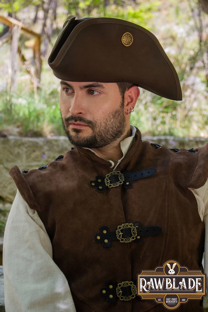 Three Doublons Tricorne - Brown