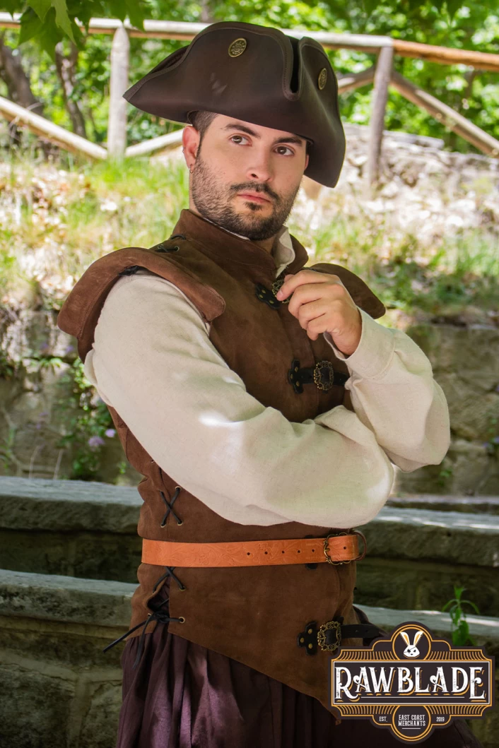 Three Doublons Tricorne - Brown