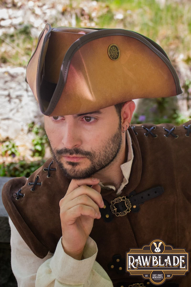 Three Doublons Tricorne - Light Brown