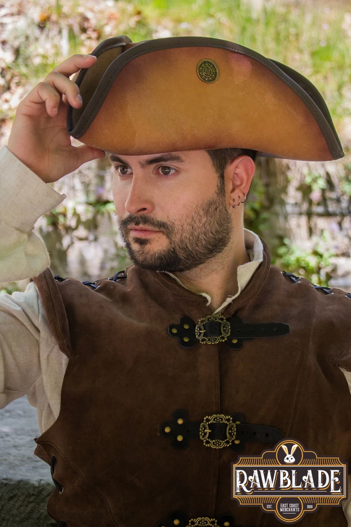 Three Doublons Tricorne - Light Brown