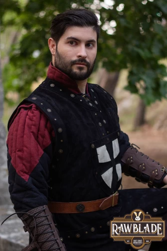 Mordred Leather Tabard - Black