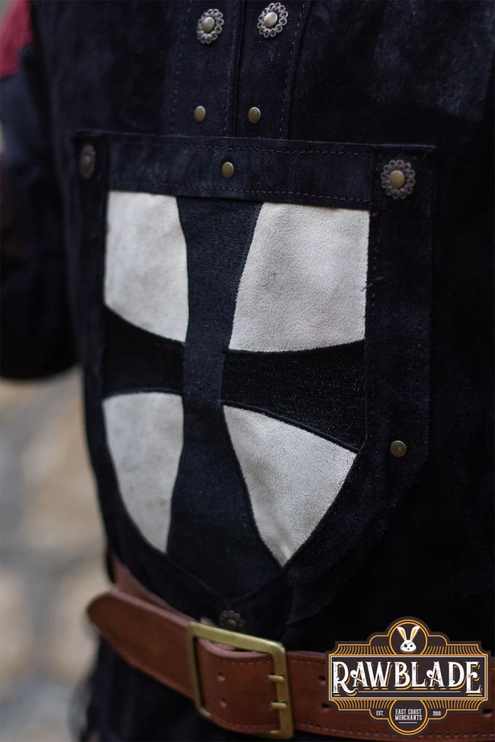 Mordred Leather Tabard - Black