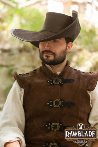 Toledano's half wing hat - Brown