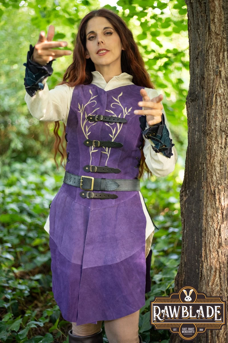 Lassel Long Jerkin - Purple