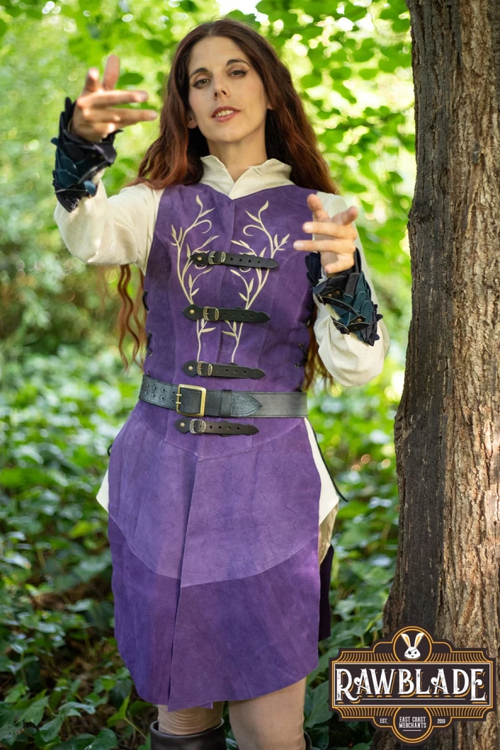 Lassel Long Jerkin - Purple