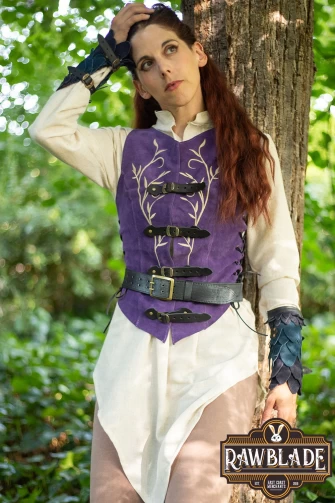 Lassel Short Jerkin - Purple
