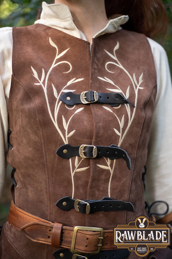 Lassel Long Jerkin - Brown