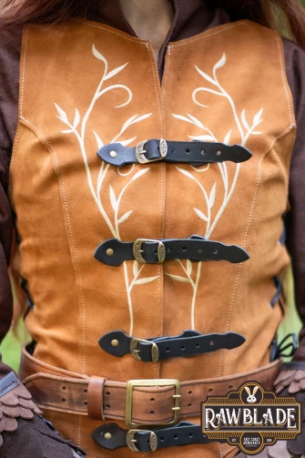 Lassel Long Jerkin - Light brown