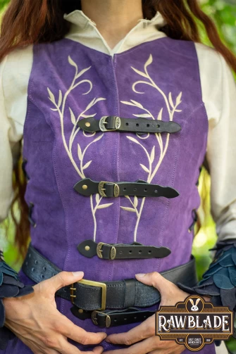 Lassel Long Jerkin - Purple