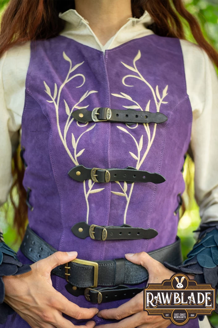 Lassel Long Jerkin - Purple