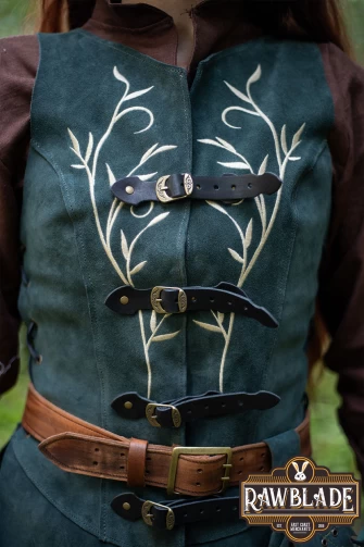 Lassel Long Jerkin - Green