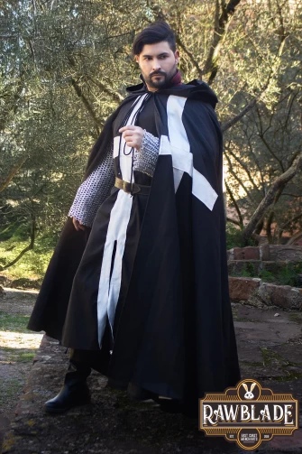 Hooded Medieval Cape – Hospitaller