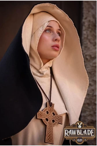 Celtic Engraved Wooden Cross