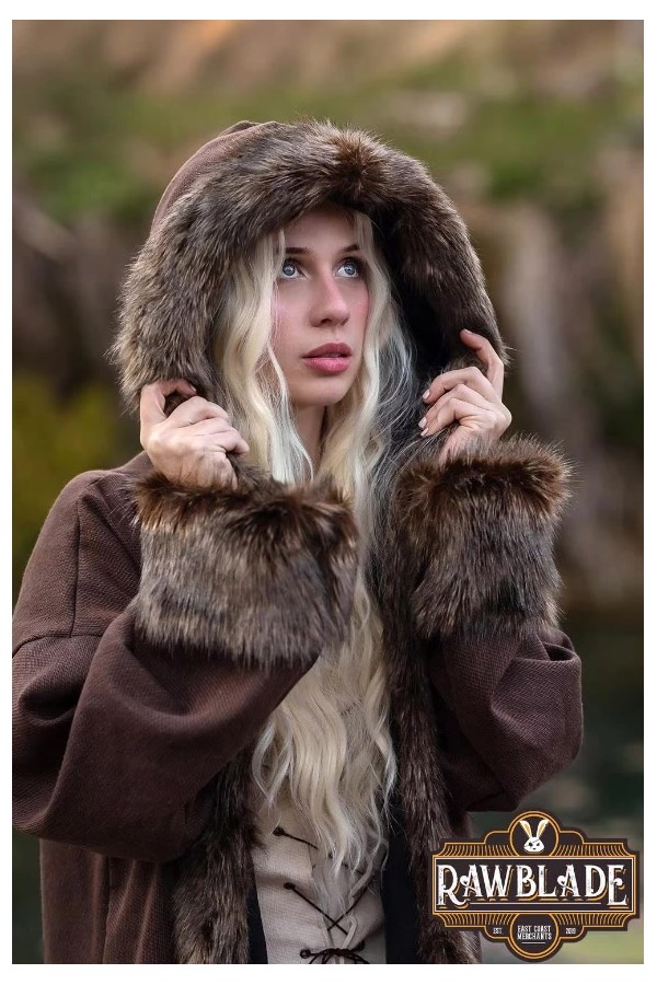 Barbarian Fur-Lined Coat