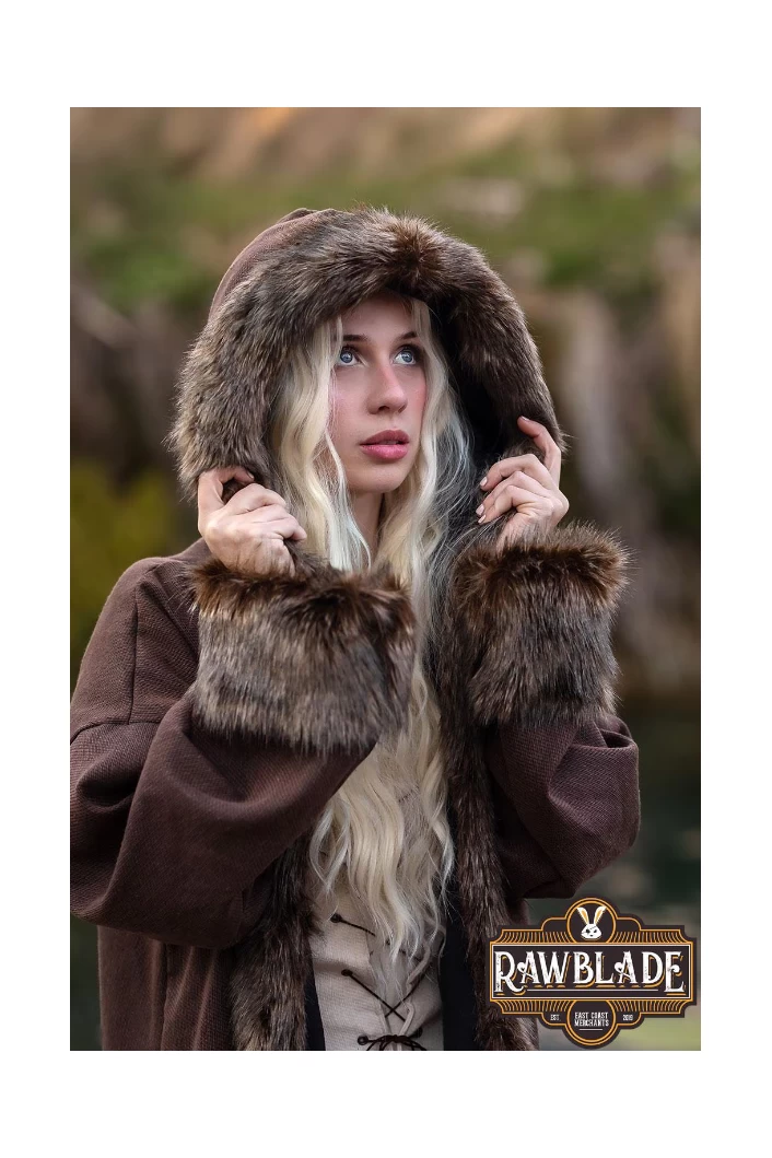 Barbarian Fur-Lined Coat
