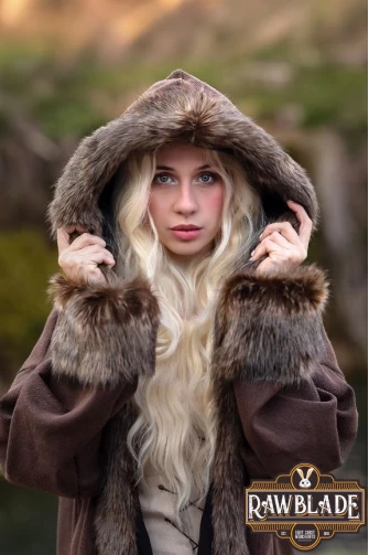 Barbarian Fur-Lined Coat