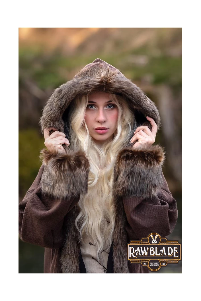Barbarian Fur-Lined Coat