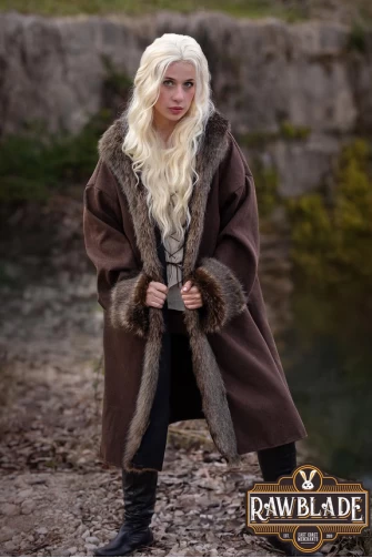Barbarian Fur-Lined Coat