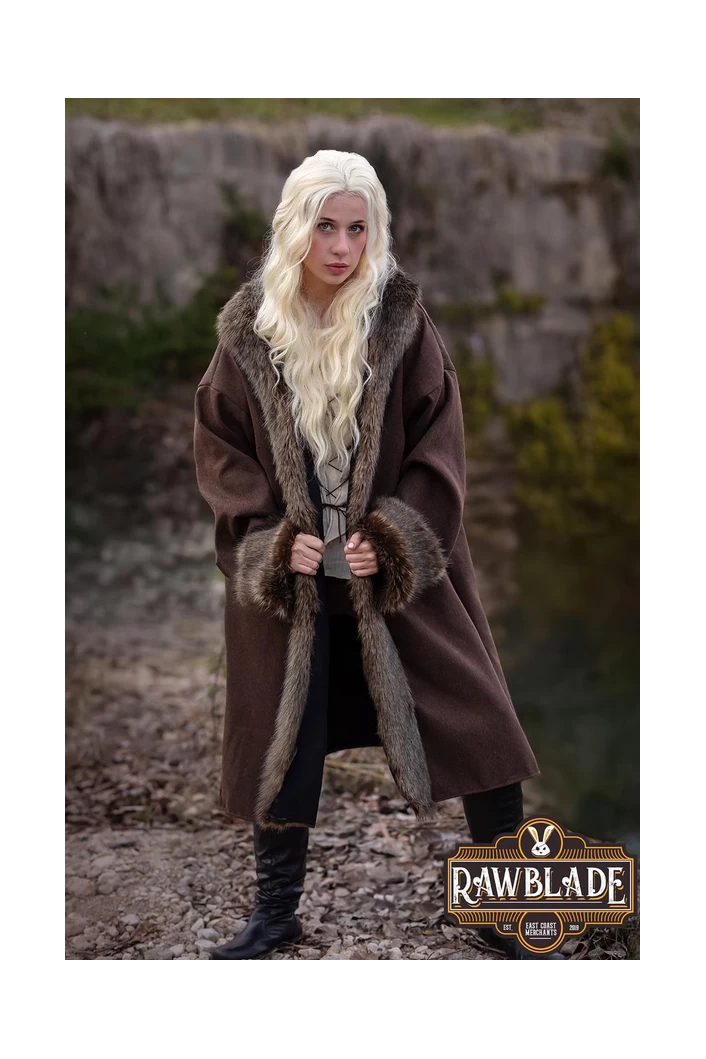 Barbarian Fur-Lined Coat