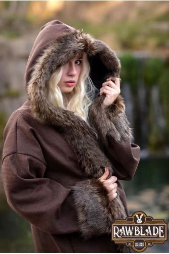 Barbarian Fur-Lined Coat