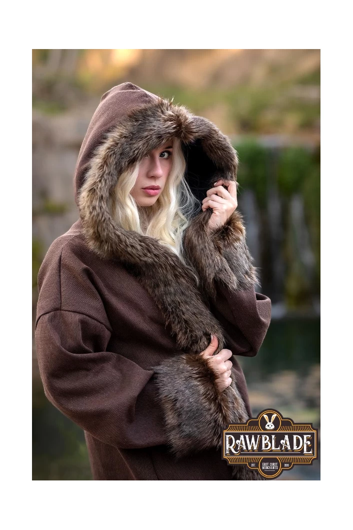 Barbarian Fur-Lined Coat