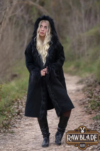Shadowcaster Fur-Lined Coat