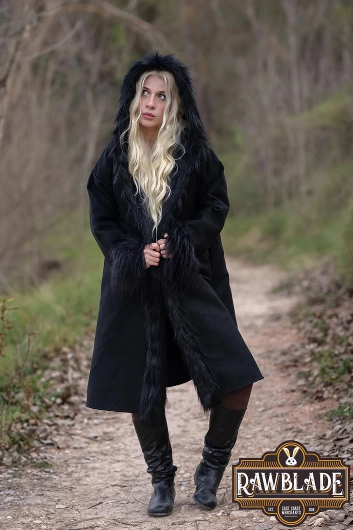 Shadowcaster Fur-Lined Coat