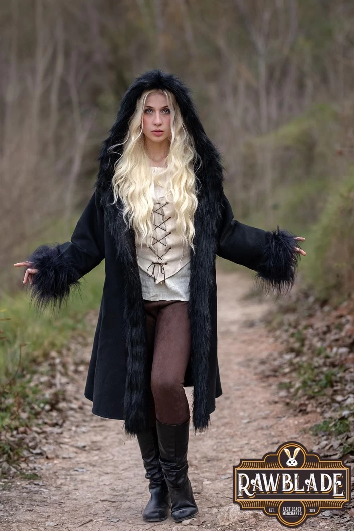 Shadowcaster Fur-Lined Coat