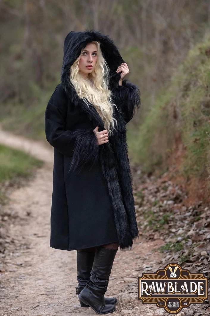 Shadowcaster Fur-Lined Coat