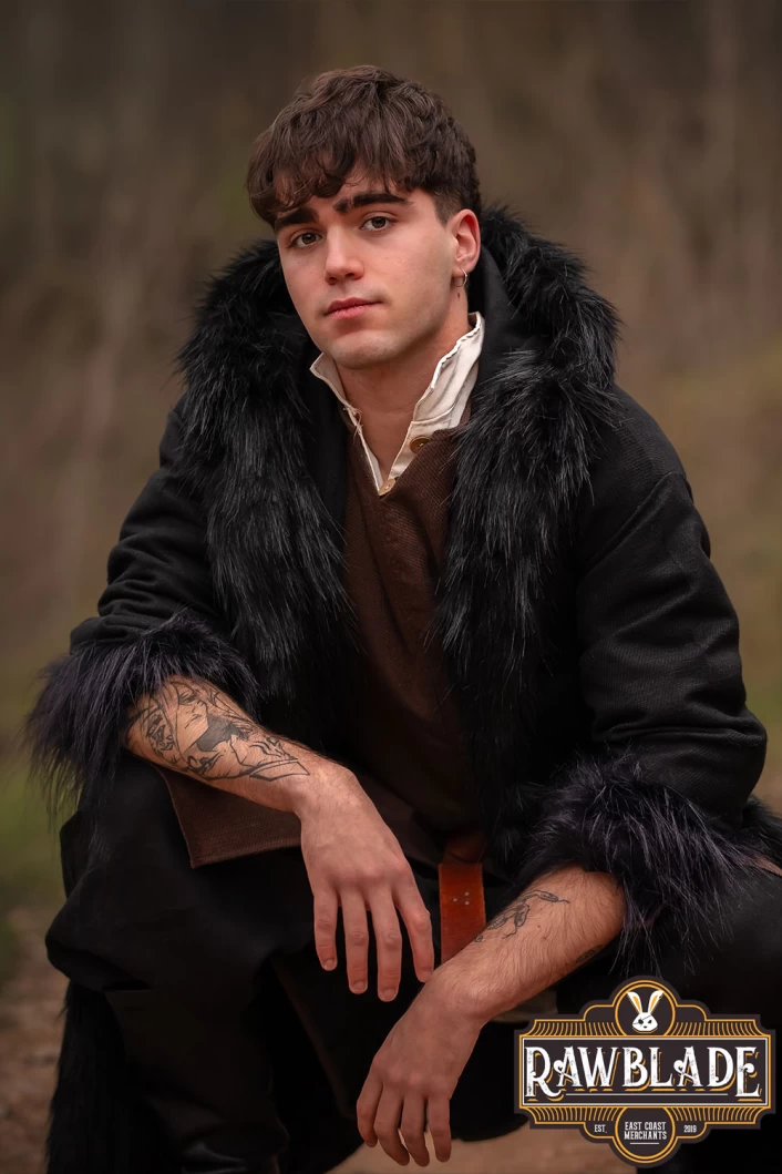Shadowcaster Fur-Lined Coat